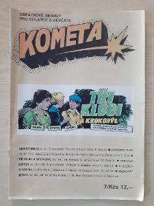 Časopis Kometa - obrázkové seriály pro chlapce a děvčata 