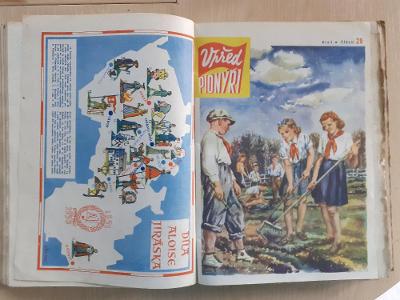 Svázaný časopis: Vpřed pionýři č. 1 - 48 rok 1950