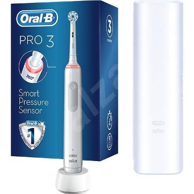 Elektrický zubní kartáček Oral-B Pro 3 – 3500, bílý
