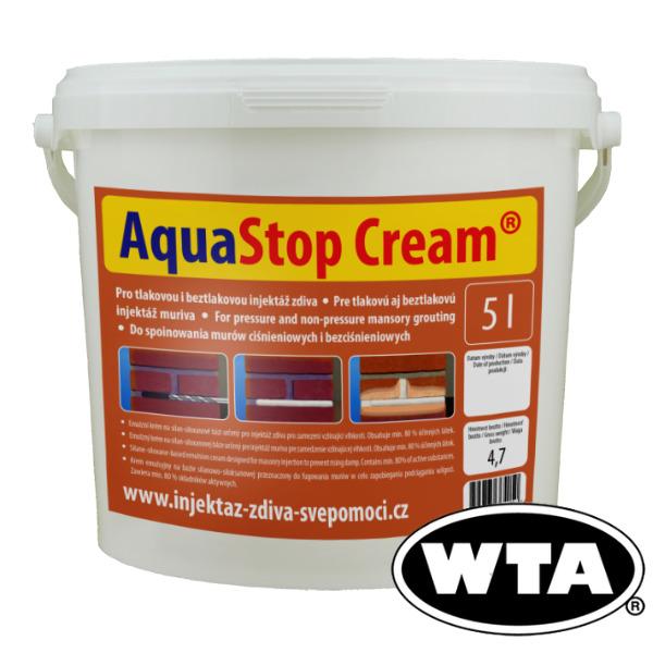 AquaStop Cream® – kbelík 5 l - injektáž zdiva proti vlhkosti - Dům a zahrada