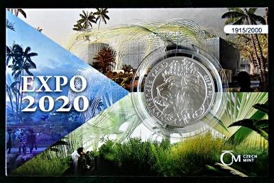 Stříbrná uncová investiční mince Český lev č. 1015/2000