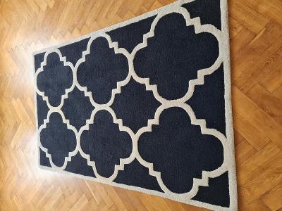 Vlněný koberec designový koberec 100% vlna