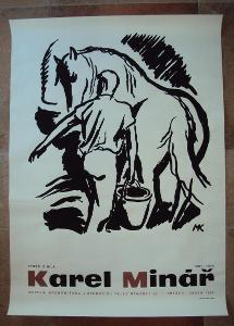 Karel Minář - Výběr z díla - Kroměříž - plakát 88 x 62,5 cm