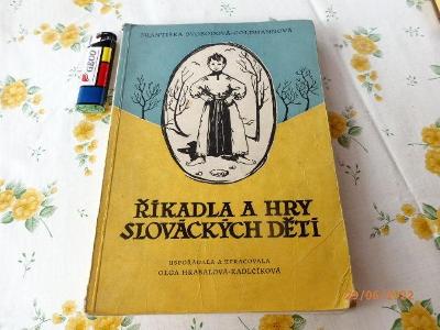 O.Hrabalová-Kadlčíková-"Říkadla a hry slováckých dětí"