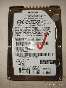 Pevný disk Travelstar 60GB IDE do notebooku