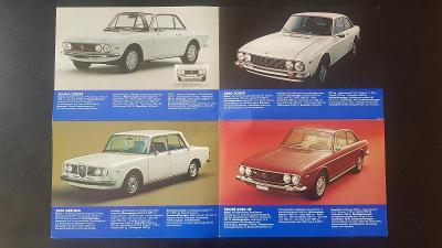 Prospekt automobilů Lancia  - 70. léta