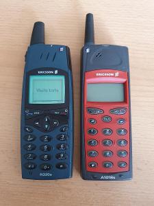 Mobilní telefony Ericsson R320s a A1018