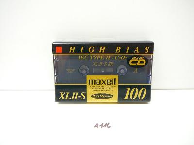 kazeta Maxell XL II S 100 ( A116 )