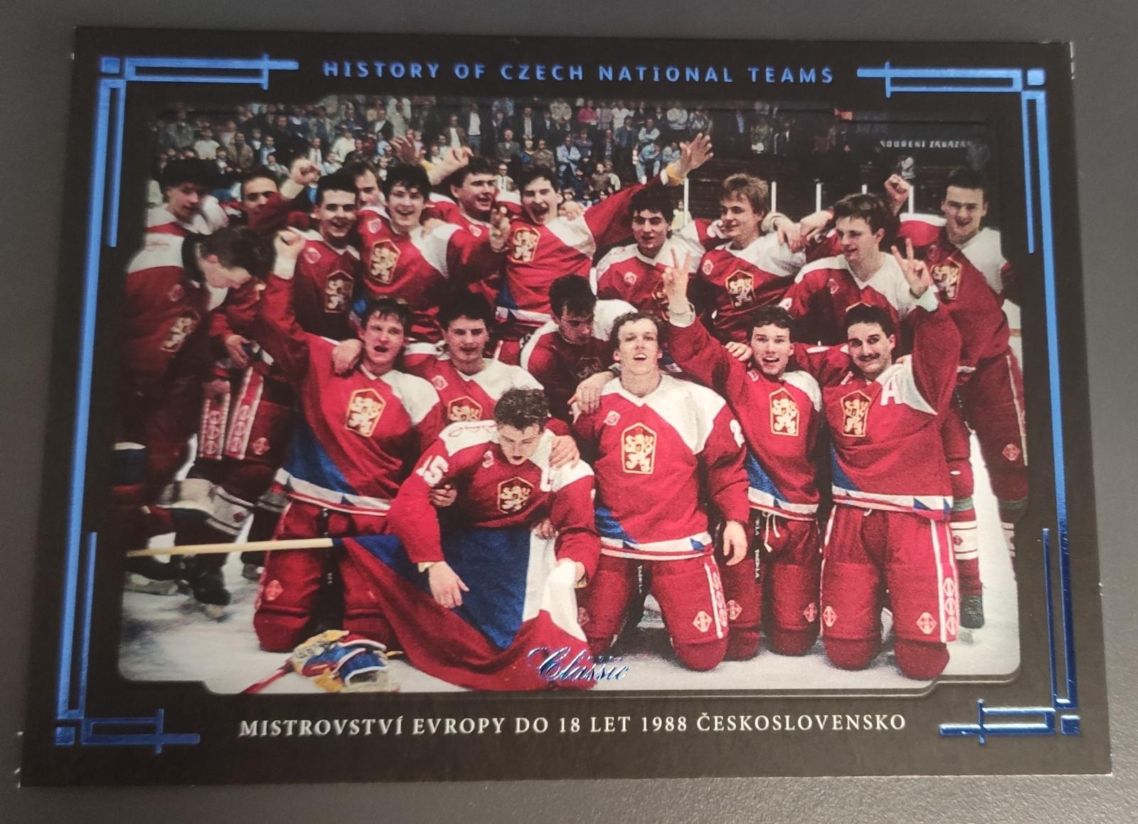 OFS The Final Series Oversized Reprezentace - HCNT-38 limit /9 ME 1988 - Hokejové karty