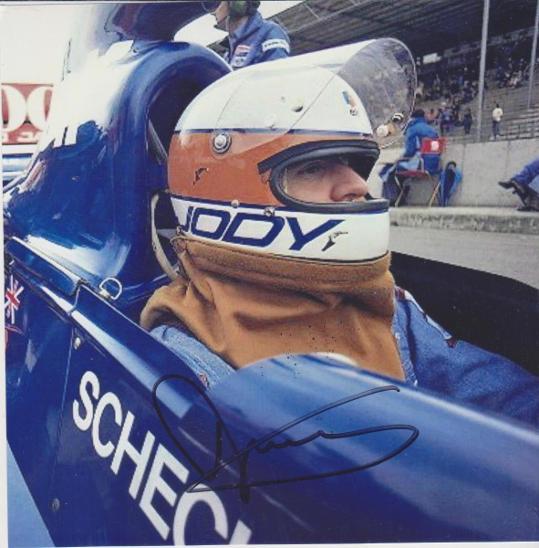 Jody Scheckter autogram original - Ostatní sběratelské předměty