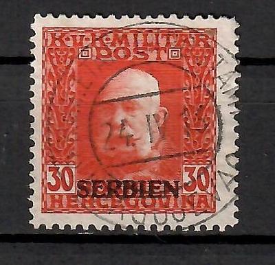 402 - x - Rakousko pro Srbsko 1914, Mi 10, eur20