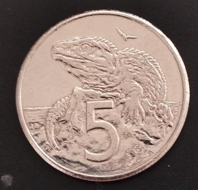 Nový Zéland 5 cents 1986 KM# 60