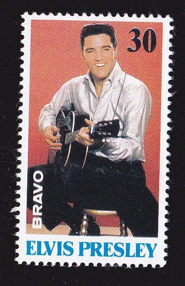 Známka časopisu BRAVO se zpěváky - Elvis Presley