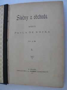 SLEČNY Z OBCHODŮ 1, 2, PAVEL DE KOCKA, 1898 