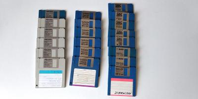 20x 3.5" 1DD, 2DD Verbatim, Precision, SKC, BASF - Commodore AMIGA