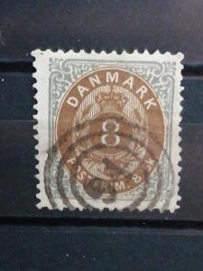 Dánsko, rok 1870, Mi 19,  (C 243) 