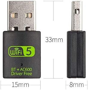 TFUFR USB WiFi Bluetooth Dongle adaptér, Bezdrátová WiFi