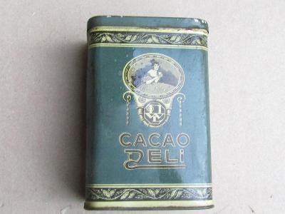 Stará reklamní plechovka Kakao Deli