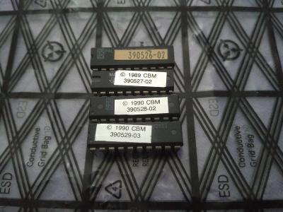 Originál set čipů U202 U203 U701 U714 pro Amigu 3000D/T