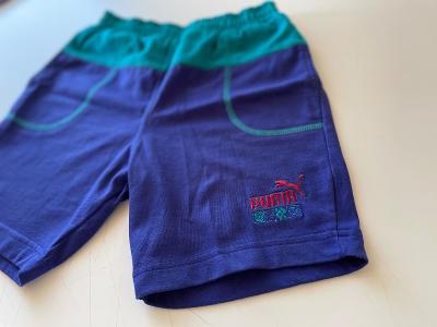 Vintage dětské teplákové šortky kraťasy PUMA [7-8 let]