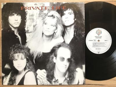 PRIVATE LIFE-Shadows-LP WARNER 1988 EX 