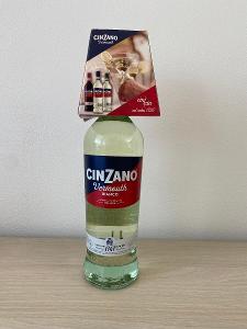 Cinzano Vermouth Bianco  0,75l + sklenička