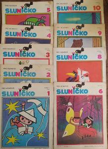 Sluníčko ročník 7 (1973) 1,2,3,4,5,6,8,9,10