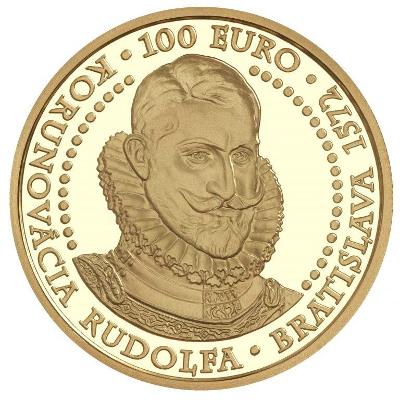 Zlatá m.k 450. výročí bratislavské korunovace uherského krále Rudolfa