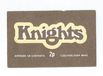 K.č. 5-K-2095  Knights...-krabičková, dříve k.č. 2063 ..