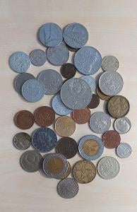 !!! Prodám mince různých druhů 39 ks. !!!