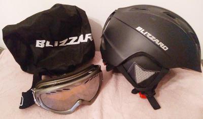 Blizzard -lyžařská helma + brýle + vak -po 1 sezoně !!!