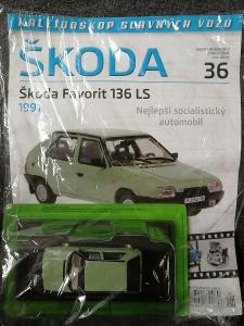 ŠKODA Favorit 136 LS (1991)- Kaleidoskop slavných vozů Škoda č. 36
