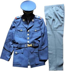 Uniforma Hradní stráže - tmavě modrá- včetně opasku,čepice