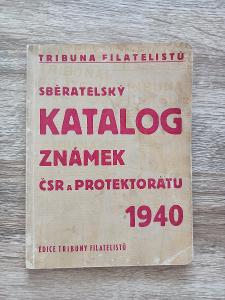 ZBĚRATELSKÝ KATALOG ZNÁMEK ČSR A PROTEKTORÁTU 1940  