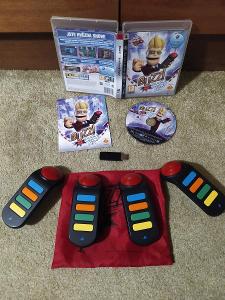 Buzz Světový Kvíz (CZ dabing) + 4 bezdrátové bzučáky PS3/Playstation 3