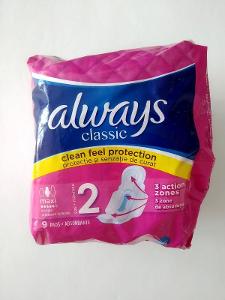 Always Classic Maxi hygienické vložky s křidélky - 6 ks z 9