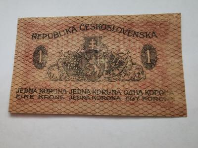 Československo 1 koruna 1919