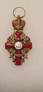 RU - Řád Františka Josefa - miniatura důstojníka - GOLD