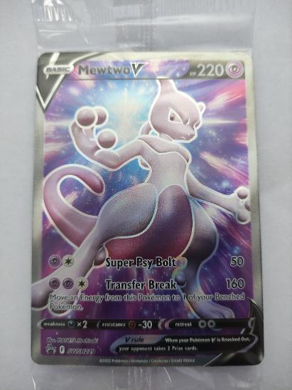 Pokémon karta Promo Full Art Mewtwo V (SWSH 229) - Pokémon GO | Aukro