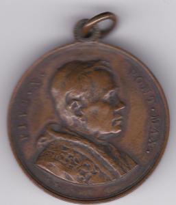 Církevní medaile - PAPEŽ PIUS X. PONT. MAX.