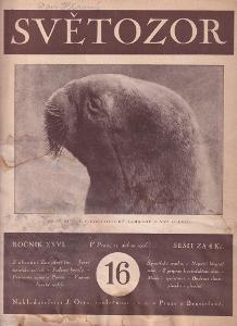 Časopis Světozor, duben 1926