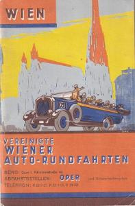 Autoprůvodce, Artdeco ilustrace Wien