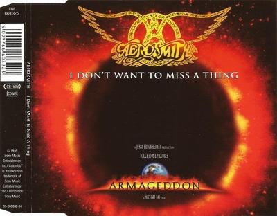 AEROSMITH-I DONT WANT TO MISS A THING CD SINGLE 1998.