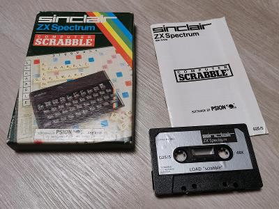 Originální hra Scrabble pro ZX Spectrum