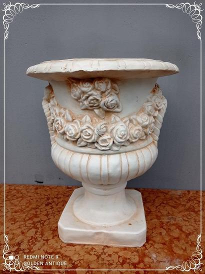 Luxusní zdobená dekorativní váza - květináč   - Zařízení pro dům a zahradu