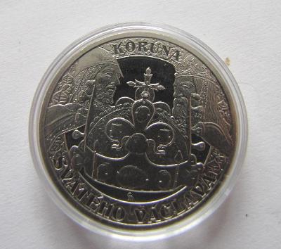 Stříbrná medaile Koruna Sv. Václava  proof