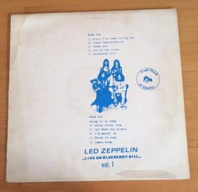 LP / LED ZEPPELIN - LIVE ON BLUEBERRY HILL - VOL. 1- RARITA / PROMO !!