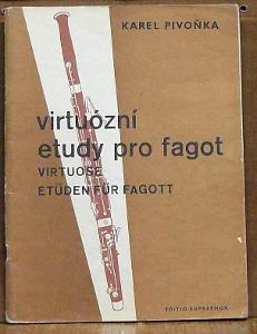 Virtuózní etudy pro fagot / Karel Pivoňka  (A4)