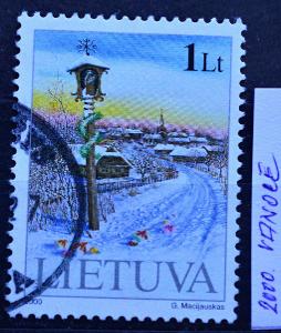 Litva-Lietuva, 2000. Vánoce, MiNr.742 / B-134b