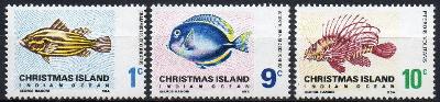 Vánoční ostrov-Korálové ryby 1968* Mi.22+27-28 / 4,60 €
